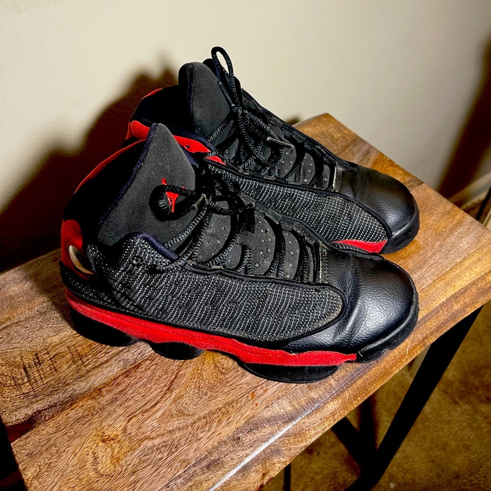 Nike Air Jordan 11 Retro Shoes Black/Red *Worn*
